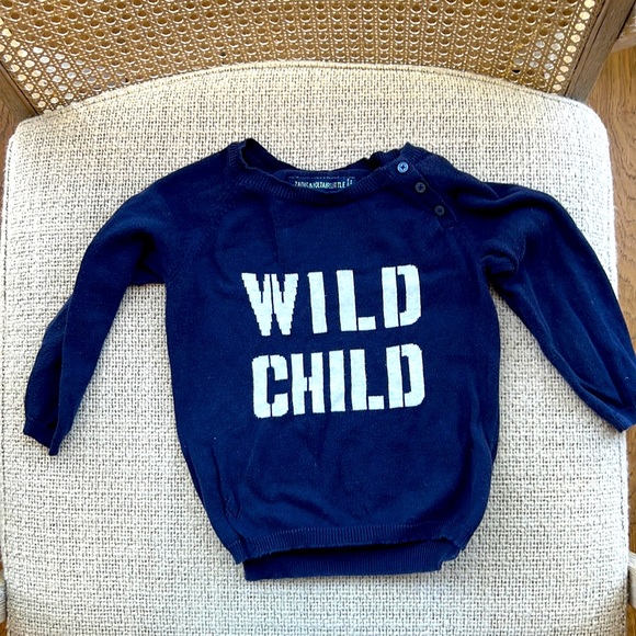 Wild Child navy baby sweater 18 mo💙 - Picture 1 of 7